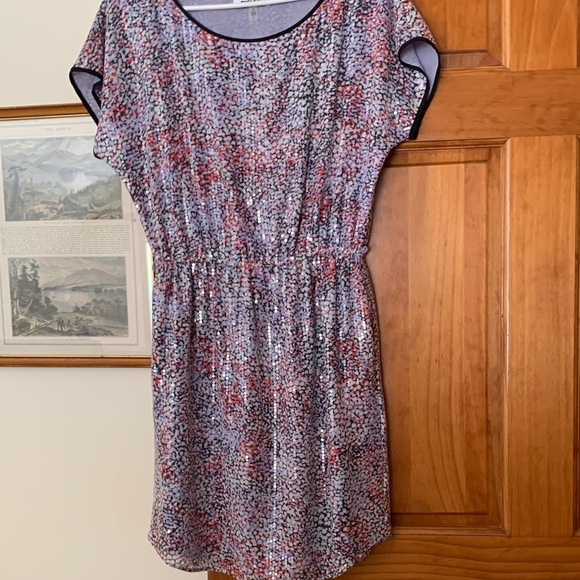 Stylish Multicolor Women's Dress, DKNY, totally sequined - Picture 1 of 7